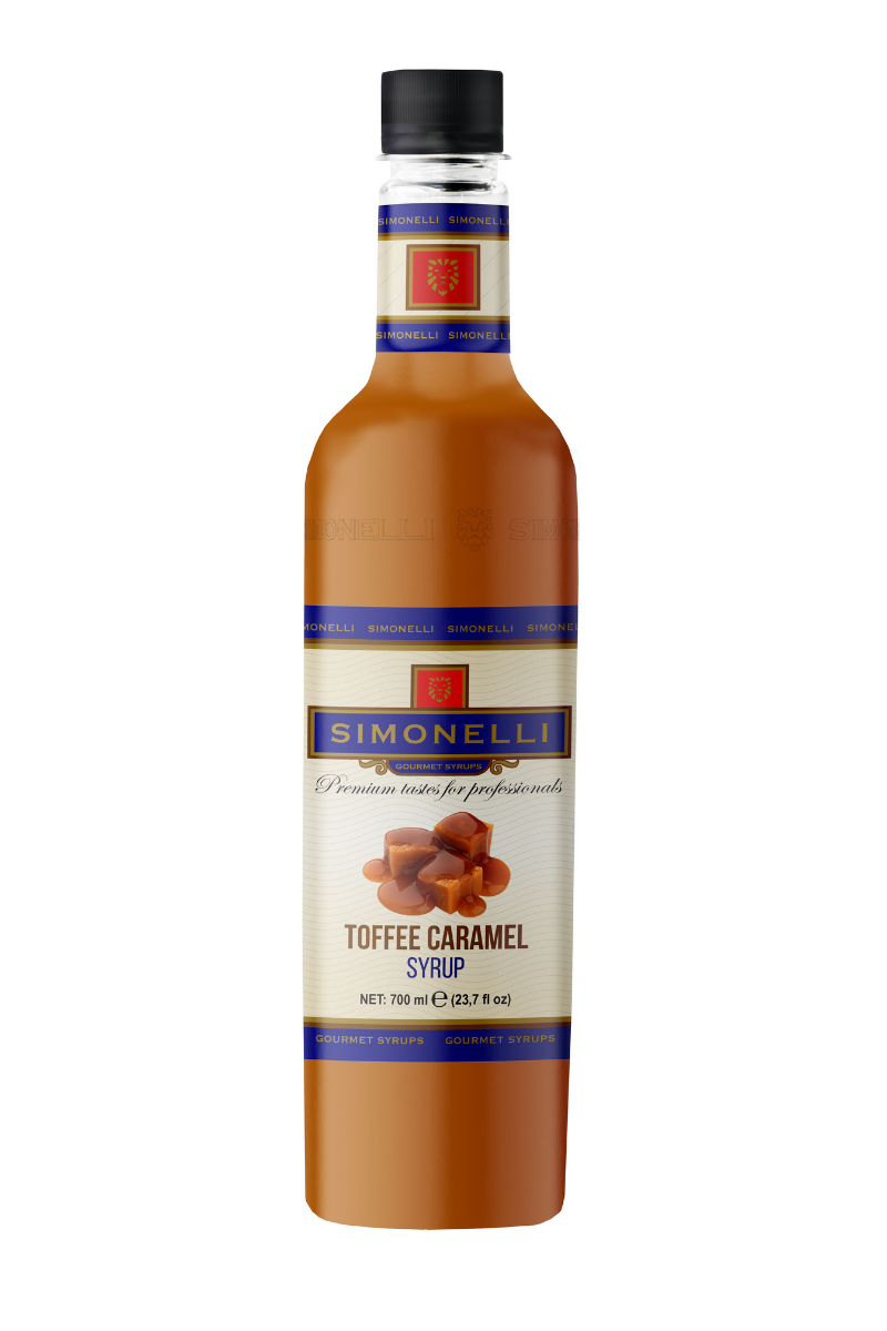 Toffee Caramel Aromalı Şurup - Şekerli 700 ml